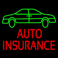Auto Insurance With Car Enseigne Néon