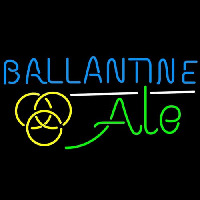 Ballantine Ale Yellow Beer Enseigne Néon