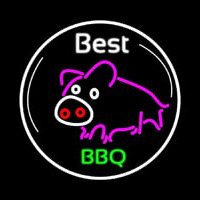 Best BBQ Pig Enseigne Néon