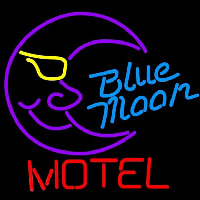 Blue Moon Motel Beer Sign Enseigne Néon