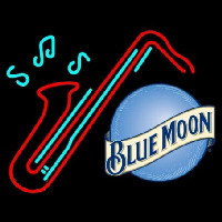 Blue Moon Sexaphone Beer Enseigne Néon