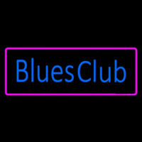 Blues Club Pink Border Enseigne Néon