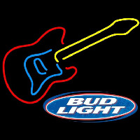 Bud Light Logob Guitar Beer Sign Enseigne Néon