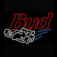 Budweiser Race Car Beer Light Enseigne Néon