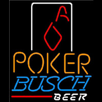 Busch Poker Squver Ace Beer Sign Enseigne Néon