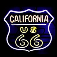 California Route 66 Entrée Enseigne Néon