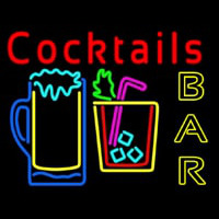 Cocktails Bar Open Enseigne Néon
