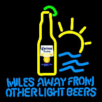 Corona E tra Miles Away From Other s Beer Sign Enseigne Néon