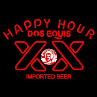 Dos Equis Beer Happy Hour Beer Sign Enseigne Néon