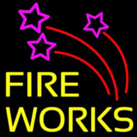 Double Stroke Fire Works 2 Enseigne Néon