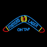 Fosters Lager Boomerang Beer Sign Enseigne Néon