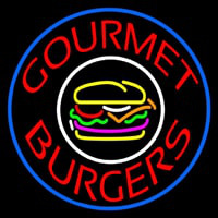 Gourmet Burgers Circle Enseigne Néon