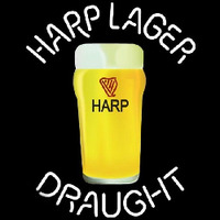 Harp Lager Draught Glass Beer Sign Enseigne Néon