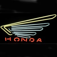 Honda Magasin Entrée Enseigne Néon