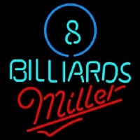Miller Ball Billiards Pool Beer Enseigne Néon