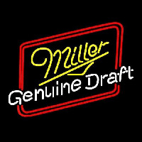 Miller Genuine Draft Hollywood Beer Sign Enseigne Néon