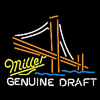 Miller Golden Gate Bridge Beer Sign Enseigne Néon