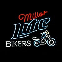 Miller Lite Bike Bikers Bicycle Logo Enseigne Néon
