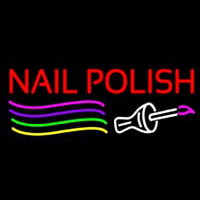 Nail Polish Brush Enseigne Néon