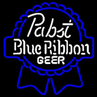 Pabst Blue White Ribbon Beer Sign Enseigne Néon