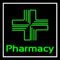 Pharmacy With Plus Logo Enseigne Néon