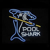 Pool Shark Magasin Entrée Enseigne Néon