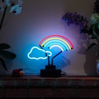 Rainbow Cloud Desktop Enseigne Néon