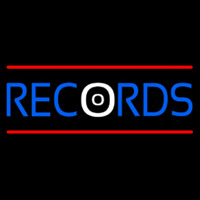 Records Red Line 3 Enseigne Néon