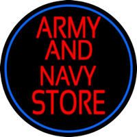 Red Army And Navy Store Enseigne Néon