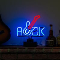Rock Guitar Desktop Enseigne Néon
