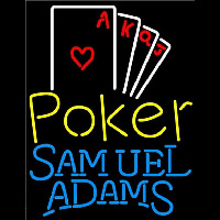 Samuel Adams Poker Ace Series Beer Sign Enseigne Néon
