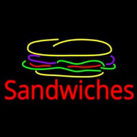 Sandwiches With Sandwich Logo Enseigne Néon