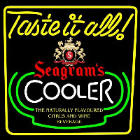 Seagrams Swagjuice Wine Coolers Beer Sign Enseigne Néon