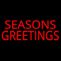 Seasons Greetings Block Enseigne Néon