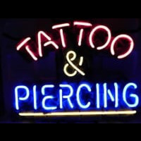 Tattoo and Piercing Parlor Enseigne Néon