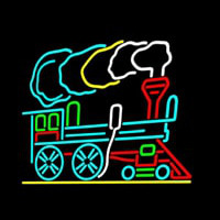 Train Logo Enseigne Néon