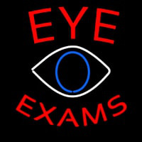 Eye E ams With Eye Logo Enseigne Néon