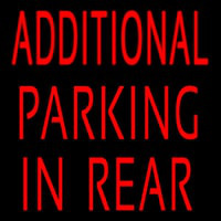 Additional Parking In Rear Enseigne Néon