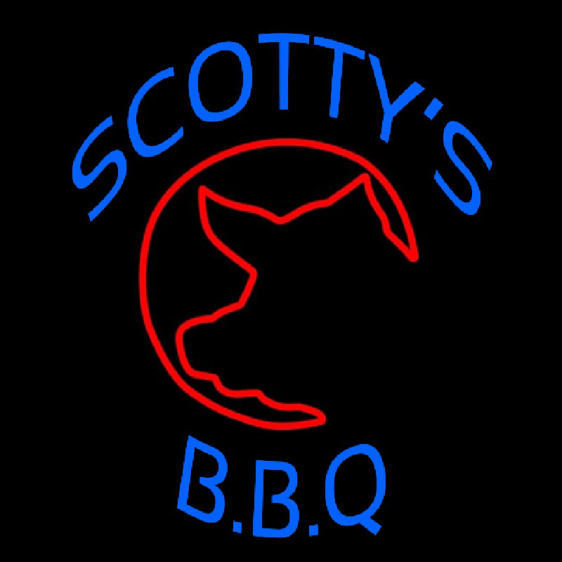  Scottys Bbq Enseigne Néon