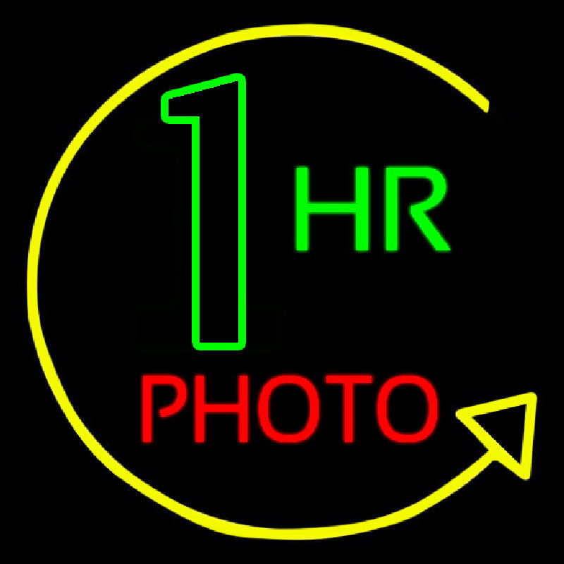1 Hr Photo Enseigne Néon