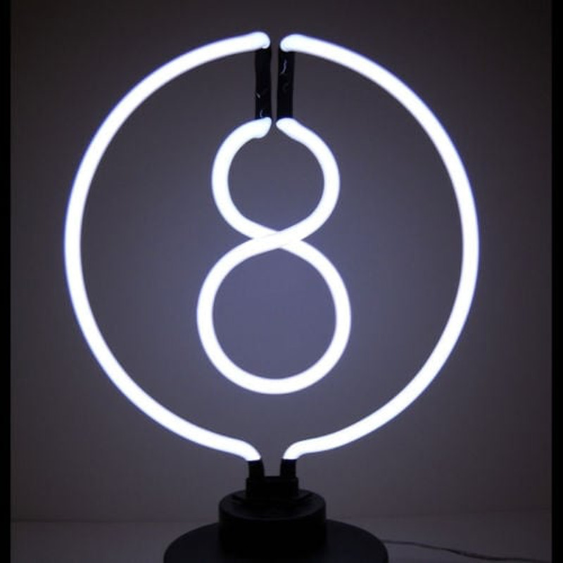 8 Ball Desktop Enseigne Néon