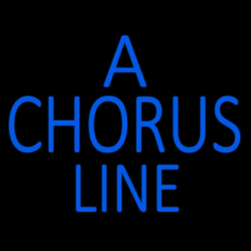 A Chorus Line Enseigne Néon