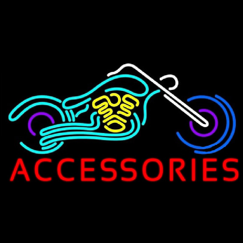 Accessories Block Bike Logo Enseigne Néon