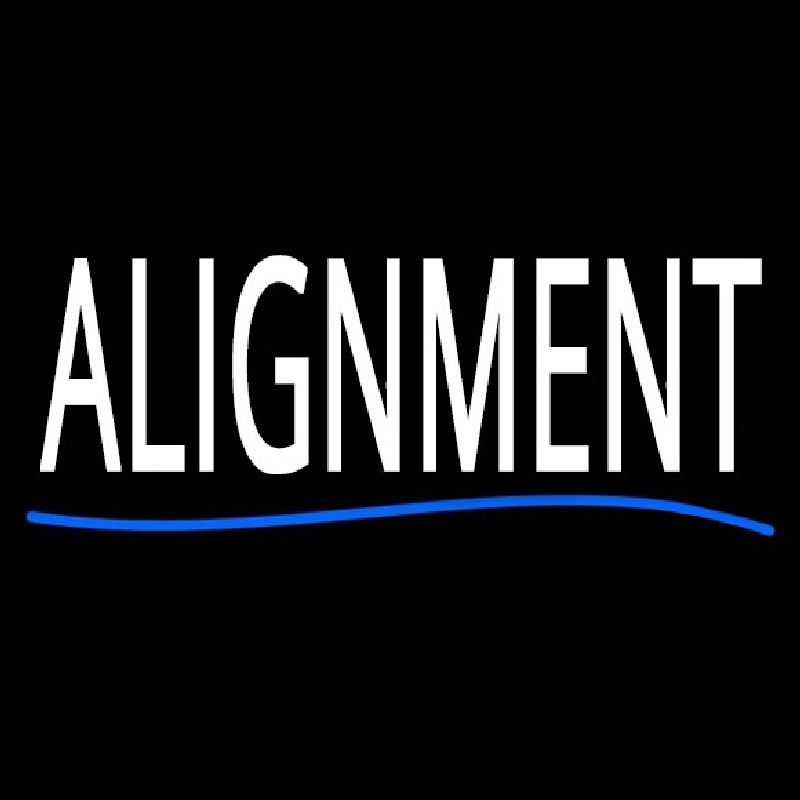 Alignment Enseigne Néon