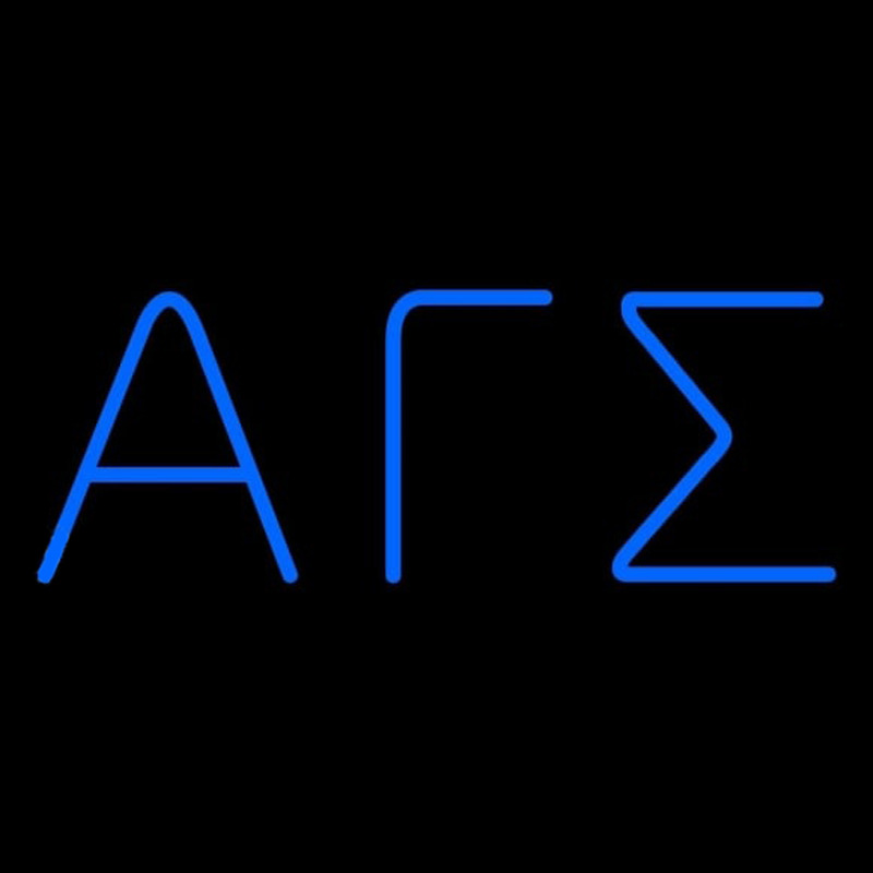 Alpha Gamma Sigma Enseigne Néon
