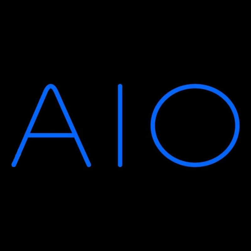Alpha Iota Omicron Enseigne Néon