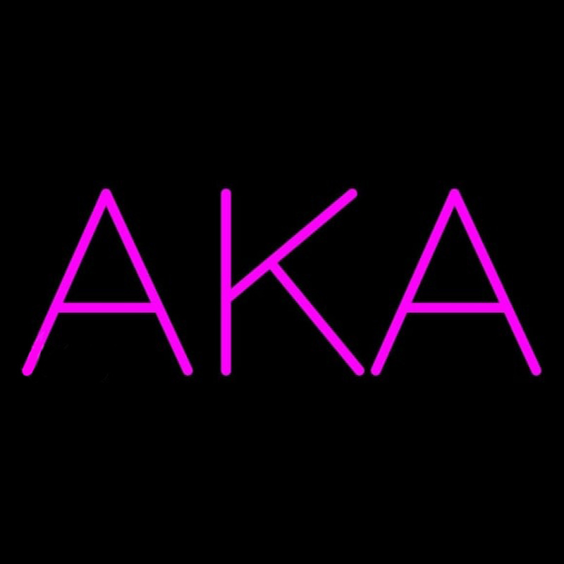 Alpha Kappa Alpha Enseigne Néon