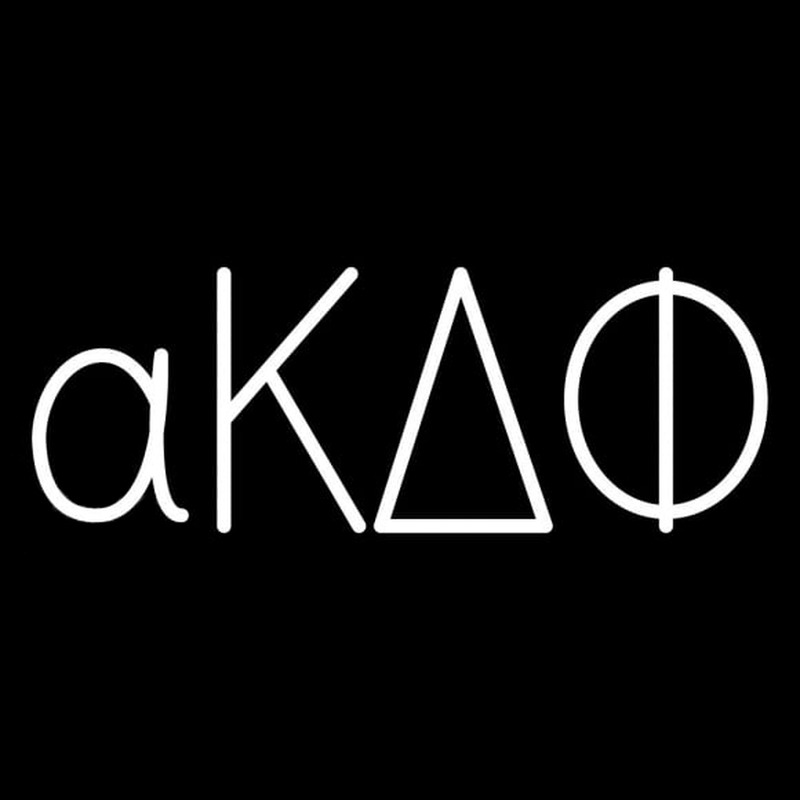 Alpha Kappa Delta Phi Enseigne Néon