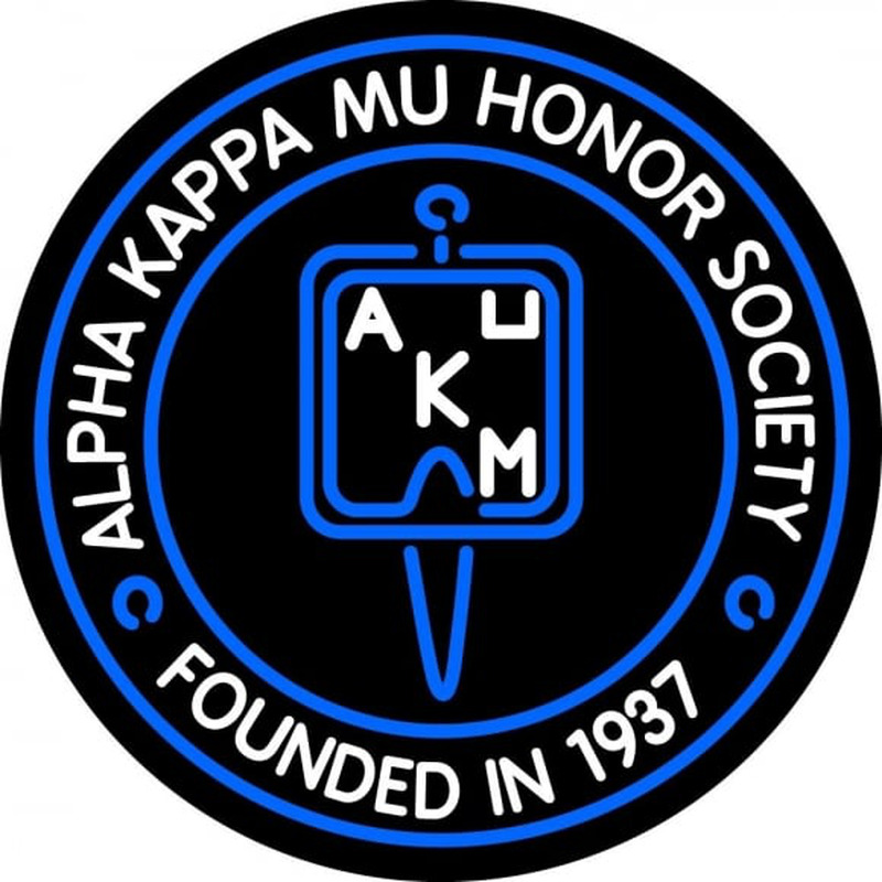 Alpha Kappa Mu Logo Enseigne Néon