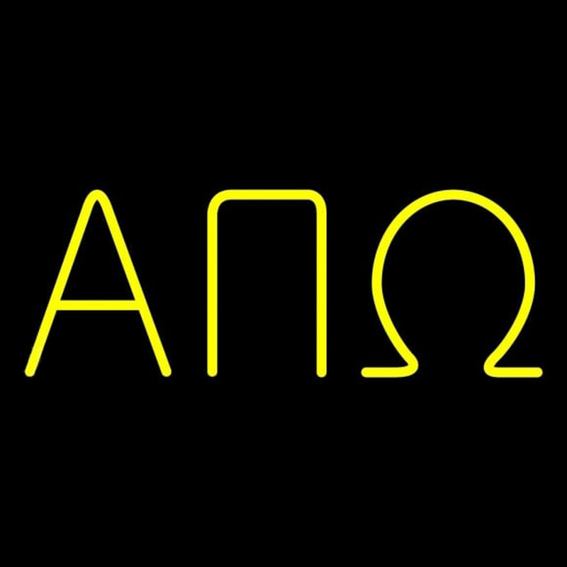 Alpha Pi Omega Enseigne Néon
